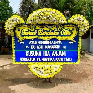 Bunga papan turut berduka cita